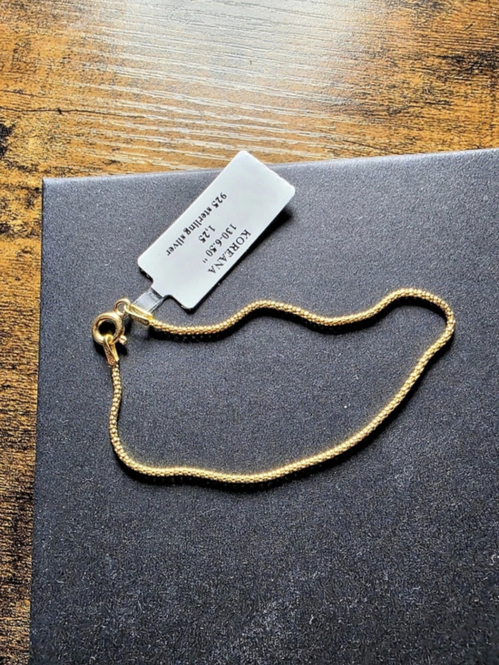 14k Gold Vermeil Coreana Link Bracelet